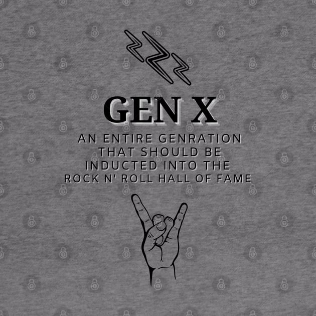 GEN X AN ENTIRE GENERATION THAT SHOULD E INDUCTED INTO THE ROCK N' ROLL HALL OF FAME by EmoteYourself